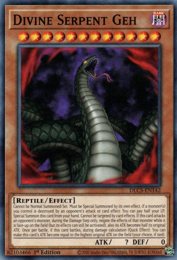 Image for Divine Serpent Geh (Dragons of Legend: The Complete Series) (DLCS-EN142) - YuGiOh