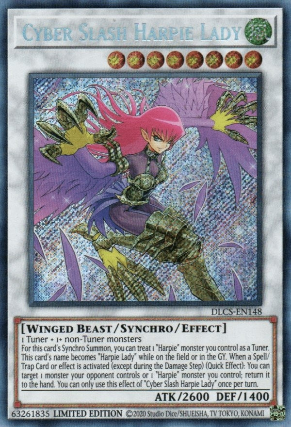 Image for Cyber Slash Harpie Lady (Dragons of Legend: The Complete Series) (DLCS-EN148) - YuGiOh
