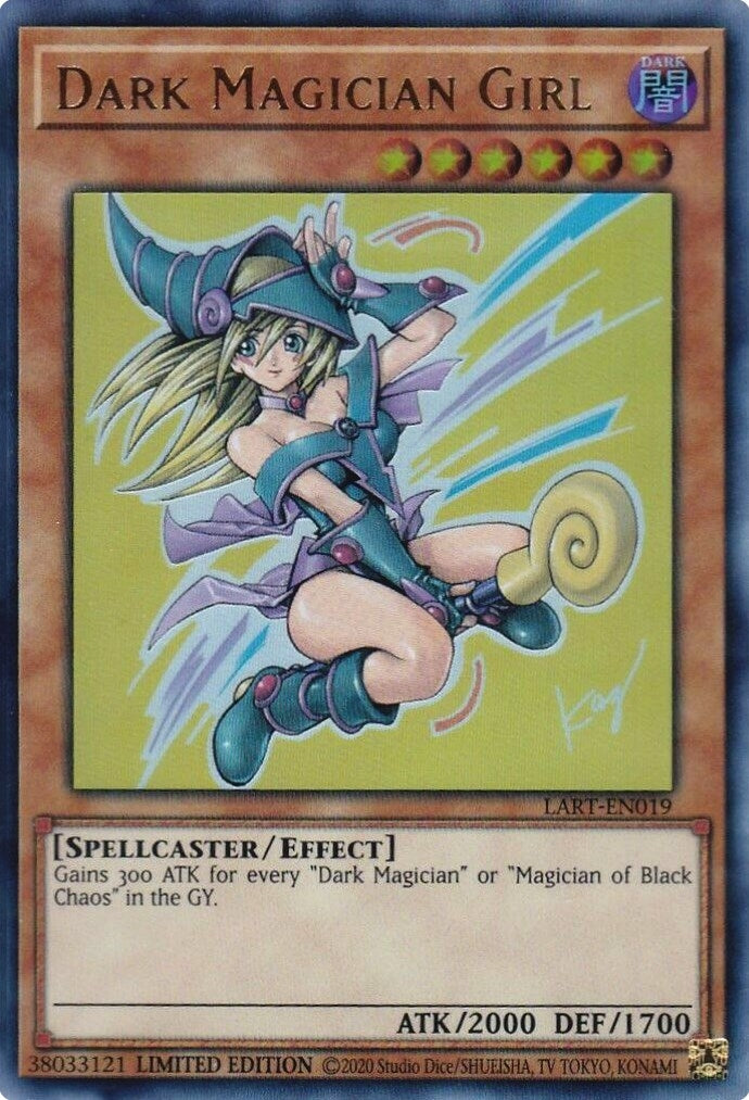 Image for Dark Magician Girl (2020) (The Lost Art Promotion) (LART-EN019) - YuGiOh