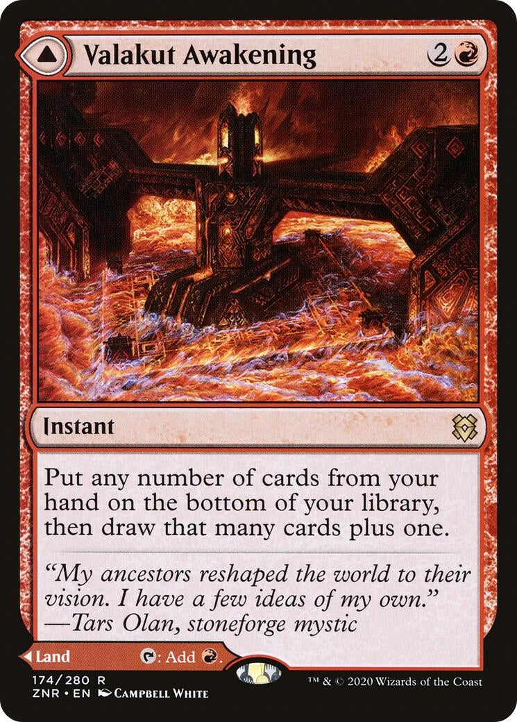 Image for Valakut Awakening (Zendikar Rising) (174) - Magic: The Gathering