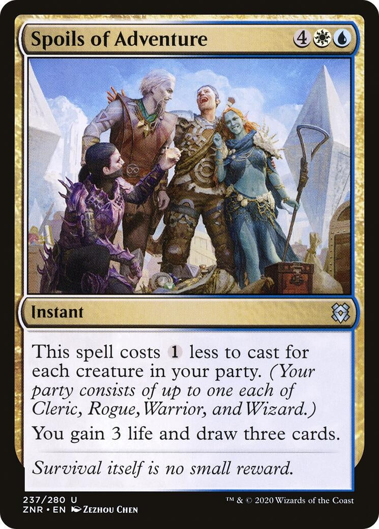 Image for Spoils of Adventure (Zendikar Rising) (237) - Magic: The Gathering