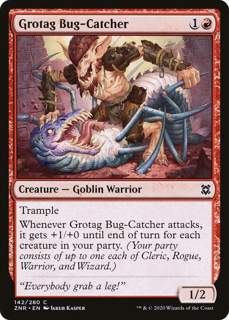 Image for Grotag Bug-Catcher (Zendikar Rising) (142) - Magic: The Gathering