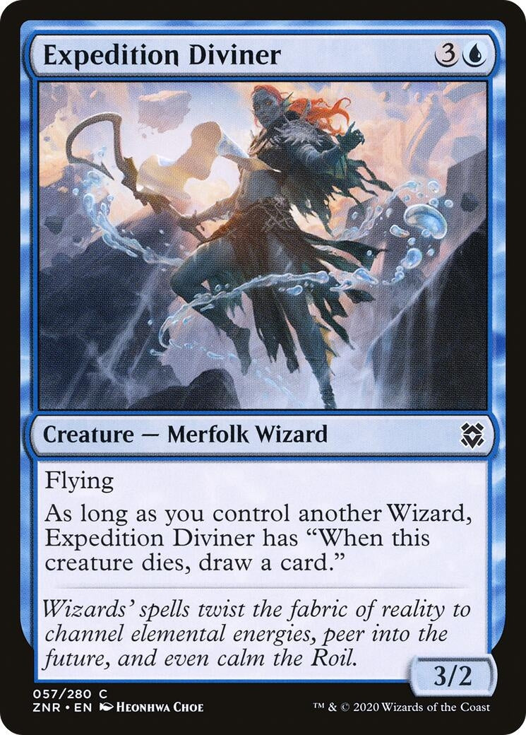 Image for Expedition Diviner (Zendikar Rising) (57) - Magic: The Gathering