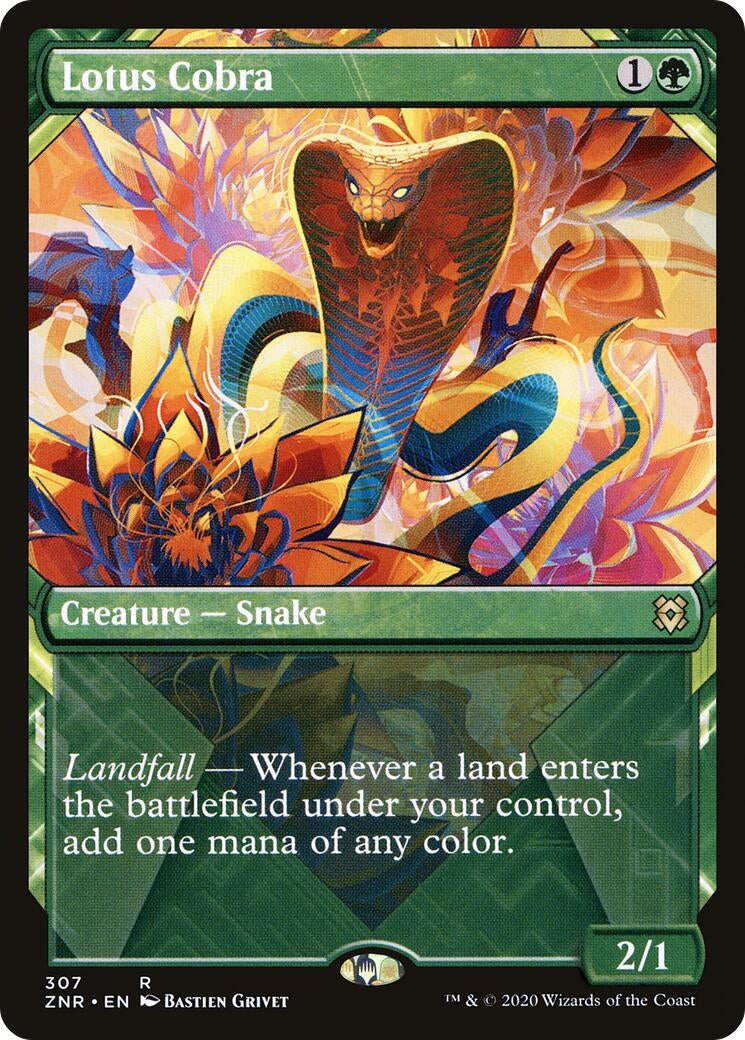 Image for Lotus Cobra (Showcase) (Zendikar Rising) (307) - Magic: The Gathering