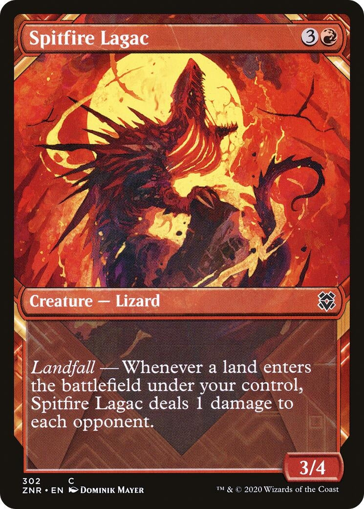 Image for Spitfire Lagac (Showcase) (Zendikar Rising) (302) - Magic: The Gathering