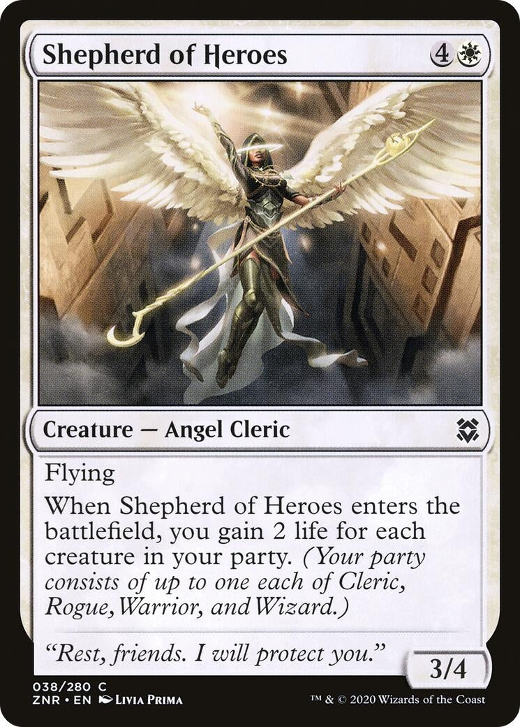 Image for Shepherd of Heroes (Zendikar Rising) (38) - Magic: The Gathering
