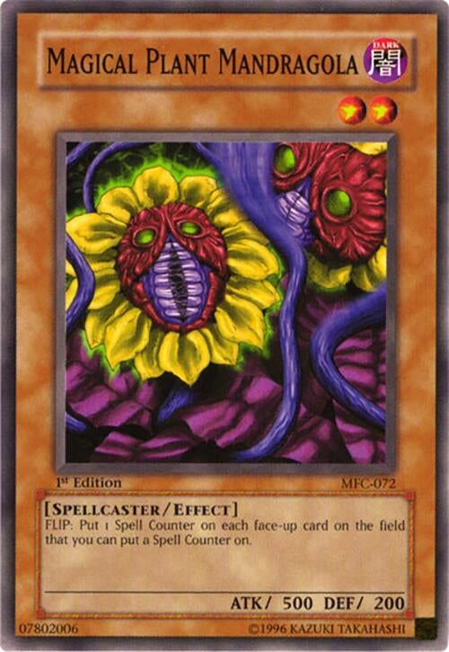 Image for Magical Plant Mandragola (Magician's Force) (MFC-072) - YuGiOh
