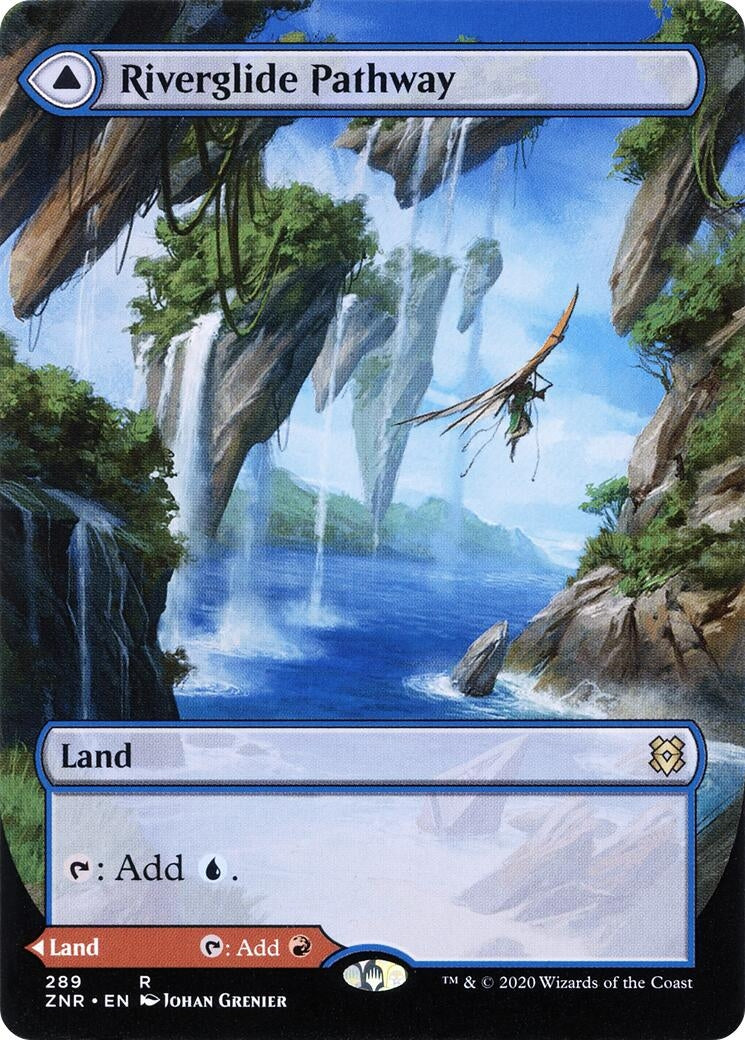 Image for Riverglide Pathway (Borderless) (Zendikar Rising) (289) - Magic: The Gathering