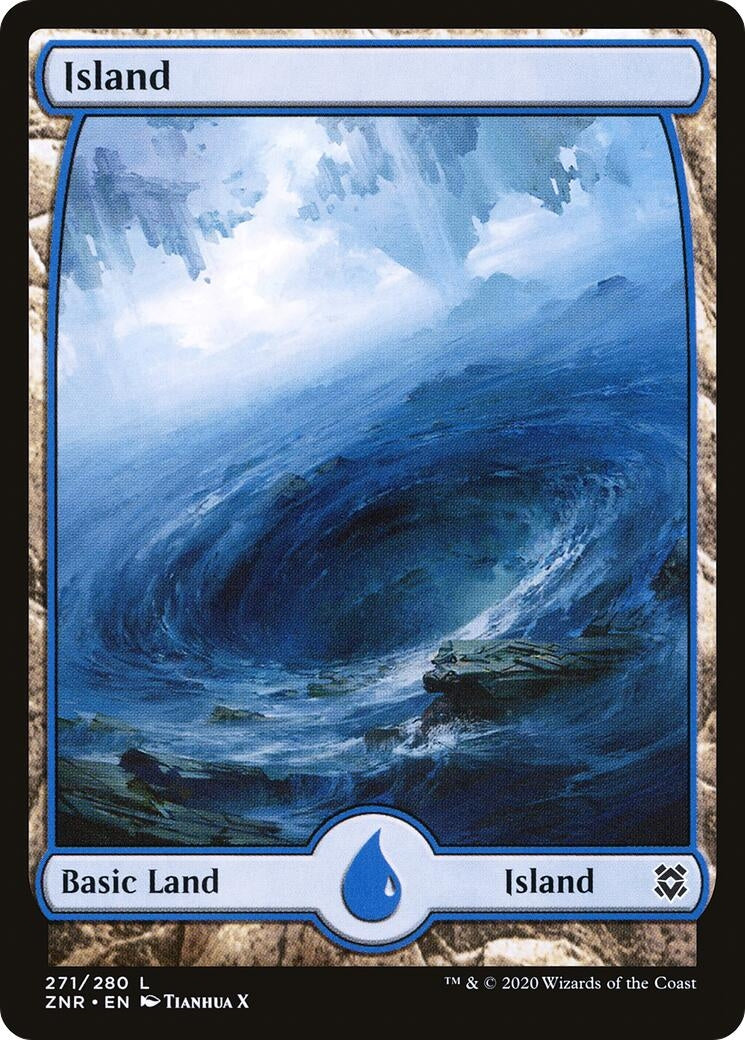 Image for Island (271) - Full Art (Zendikar Rising) (271) - Magic: The Gathering