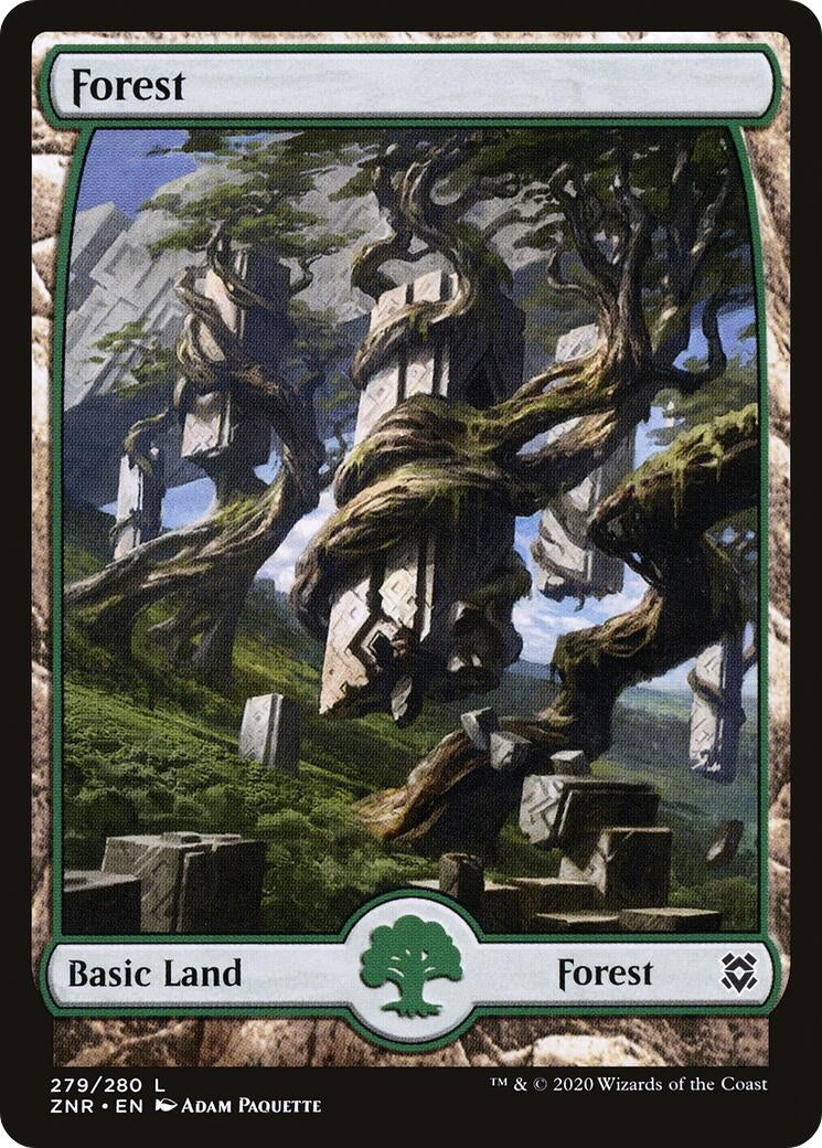 Image for Forest (279) - Full Art (Zendikar Rising) (279) - Magic: The Gathering