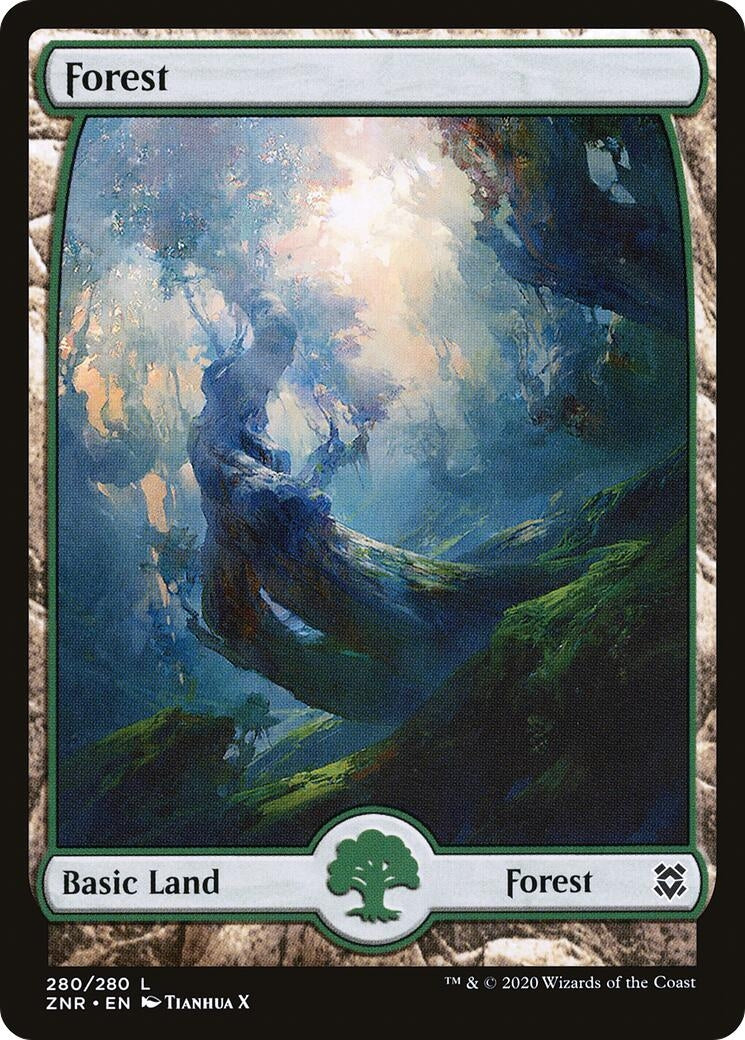 Image for Forest (280) - Full Art (Zendikar Rising) (280) - Magic: The Gathering