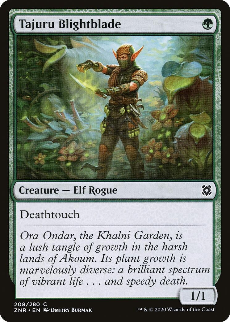 Image for Tajuru Blightblade (Zendikar Rising) (208) - Magic: The Gathering