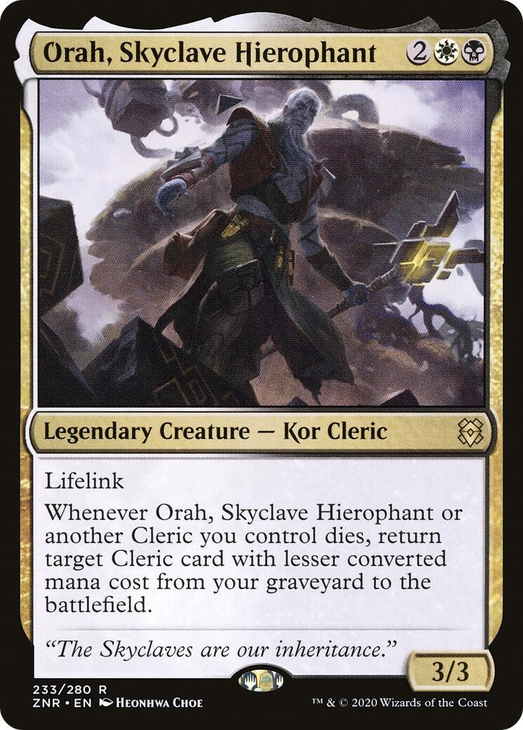 Image for Orah, Skyclave Hierophant (Zendikar Rising) (233) - Magic: The Gathering