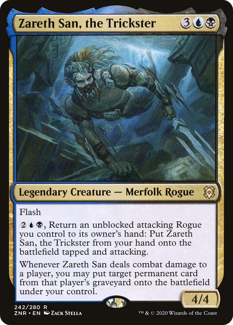 Image for Zareth San, the Trickster (Zendikar Rising) (242) - Magic: The Gathering