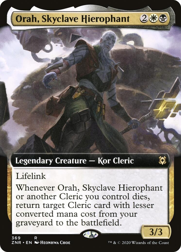 Image for Orah, Skyclave Hierophant (Extended Art) (Zendikar Rising) (369) - Magic: The Gathering