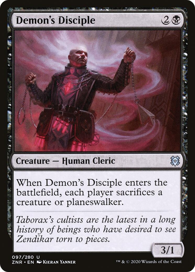 Image for Demon's Disciple (Zendikar Rising) (97) - Magic: The Gathering