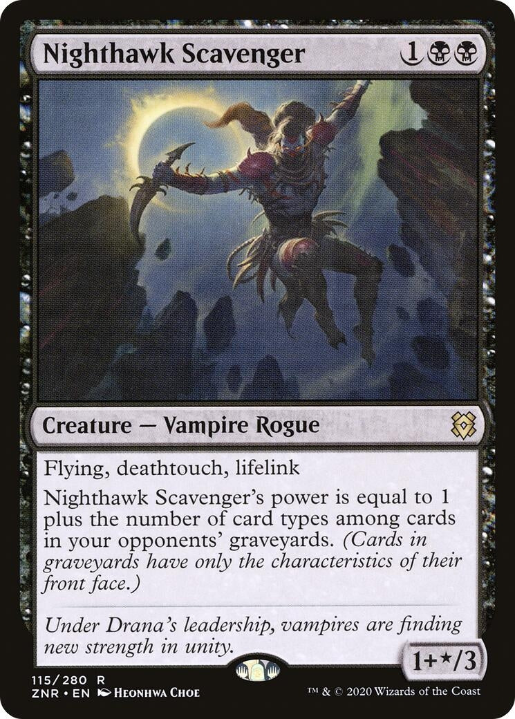 Image for Nighthawk Scavenger (Zendikar Rising) (115) - Magic: The Gathering