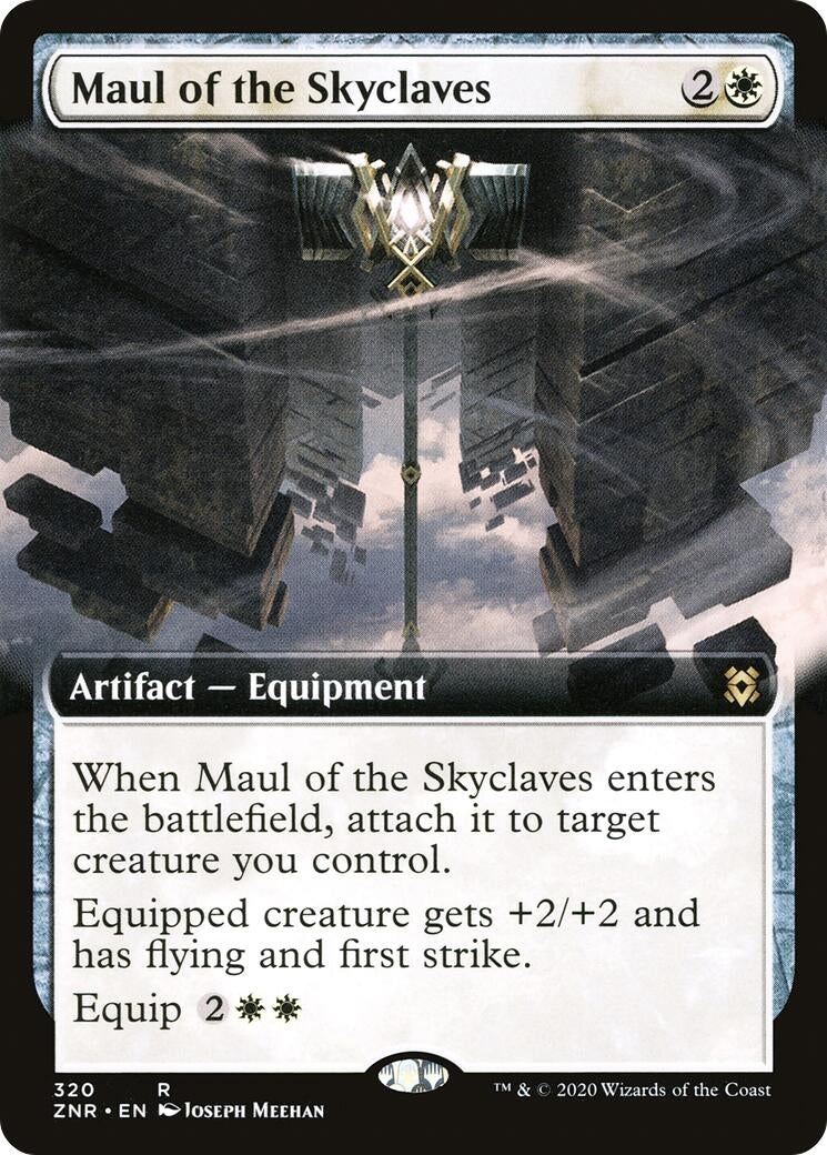Image for Maul of the Skyclaves (Extended Art) (Zendikar Rising) (320) - Magic: The Gathering