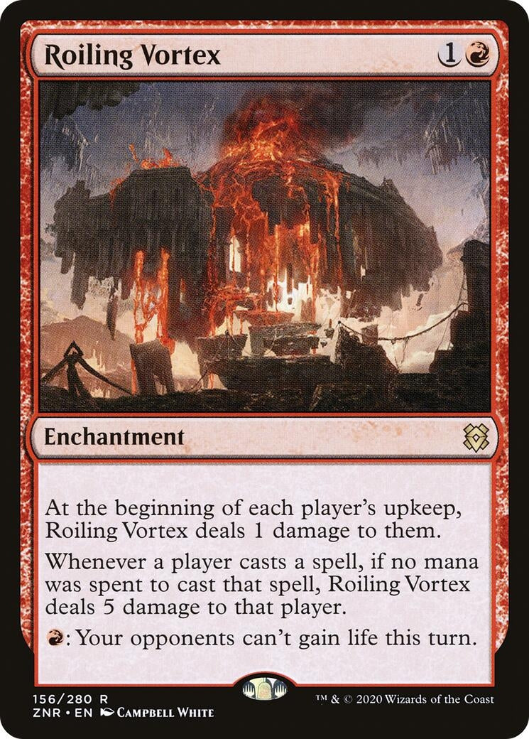 Image for Roiling Vortex (Zendikar Rising) (156) - Magic: The Gathering
