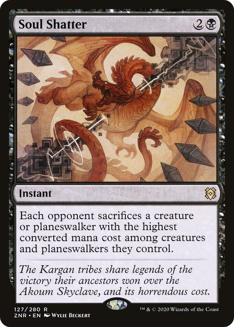 Image for Soul Shatter (Zendikar Rising) (127) - Magic: The Gathering