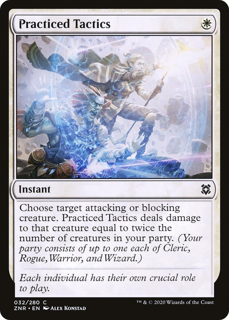 Image for Practiced Tactics (Zendikar Rising) (32) - Magic: The Gathering