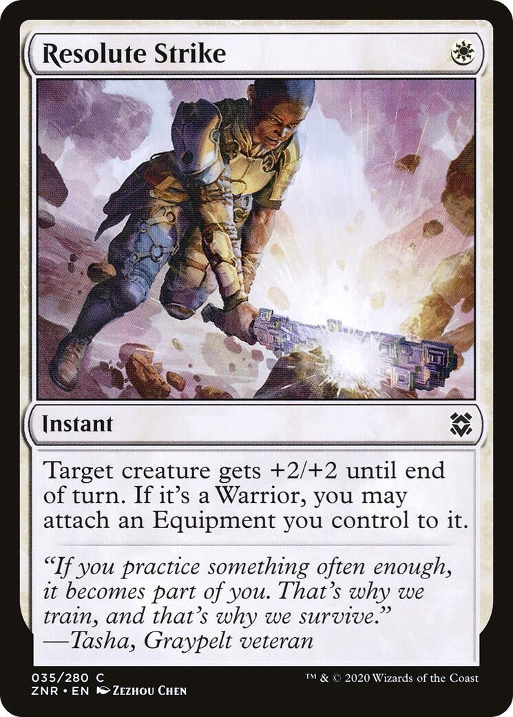 Image for Resolute Strike (Zendikar Rising) (35) - Magic: The Gathering