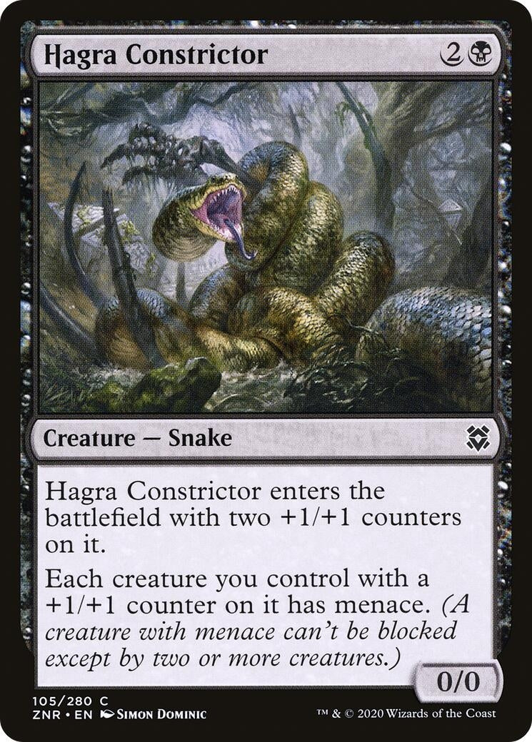 Image for Hagra Constrictor (Zendikar Rising) (105) - Magic: The Gathering