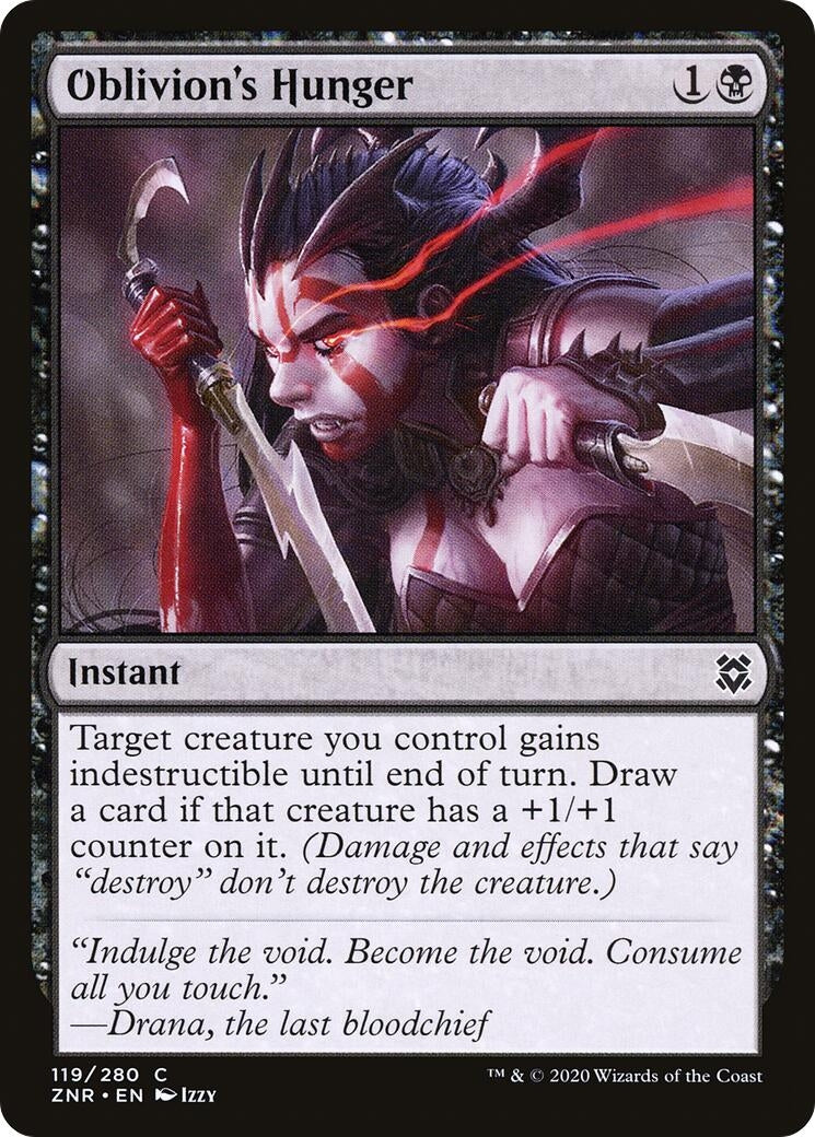Image for Oblivion's Hunger (Zendikar Rising) (119) - Magic: The Gathering