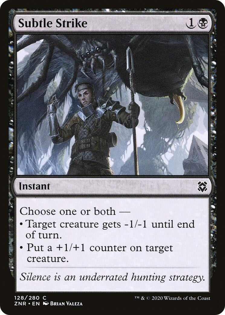 Image for Subtle Strike (Zendikar Rising) (128) - Magic: The Gathering