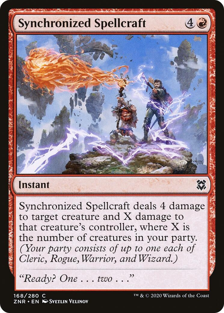 Image for Synchronized Spellcraft (Zendikar Rising) (168) - Magic: The Gathering