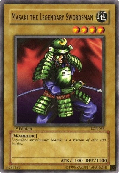 Image for Masaki the Legendary Swordsman (The Legend of Blue Eyes White Dragon) (LOB-038) - YuGiOh