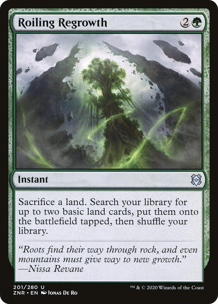 Image for Roiling Regrowth (Zendikar Rising) (201) - Magic: The Gathering