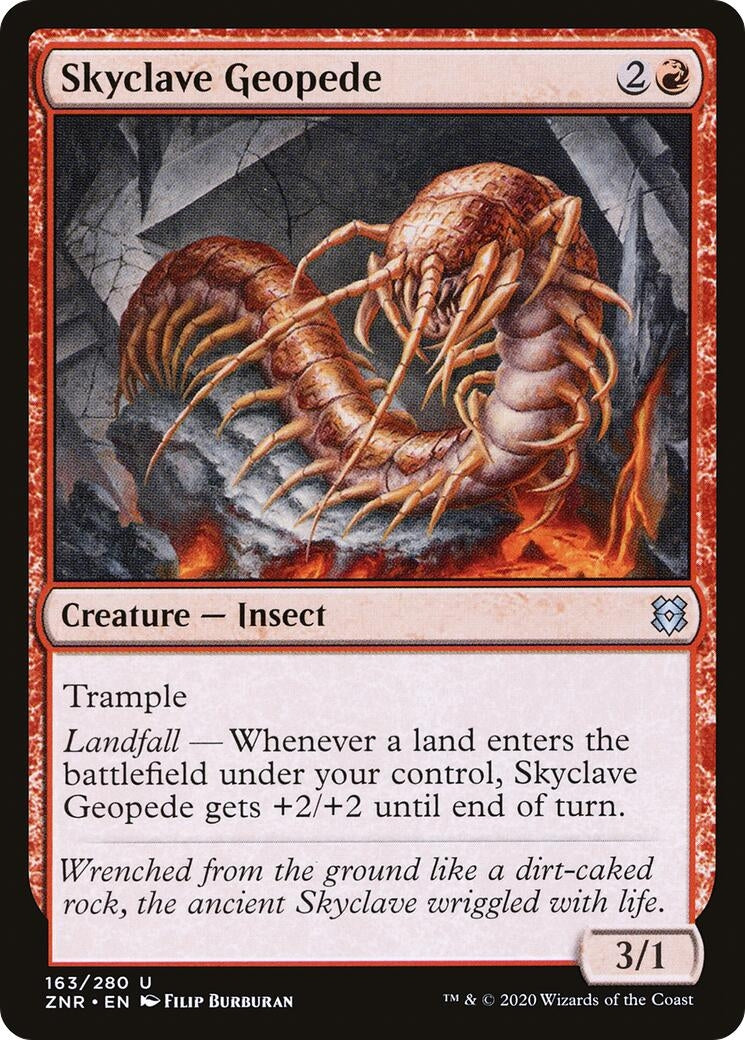 Image for Skyclave Geopede (Zendikar Rising) (163) - Magic: The Gathering