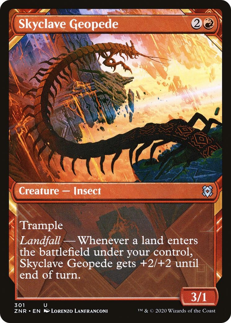 Image for Skyclave Geopede (Showcase) (Zendikar Rising) (301) - Magic: The Gathering