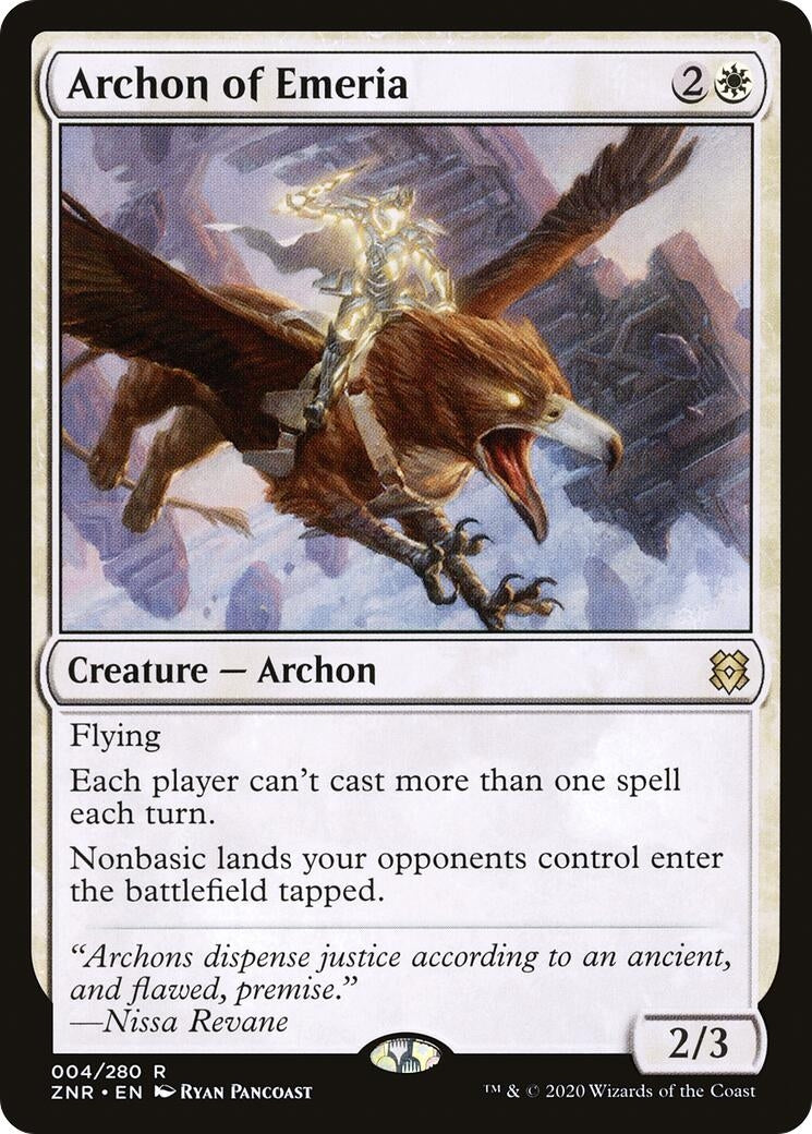 Image for Archon of Emeria (Zendikar Rising) (4) - Magic: The Gathering