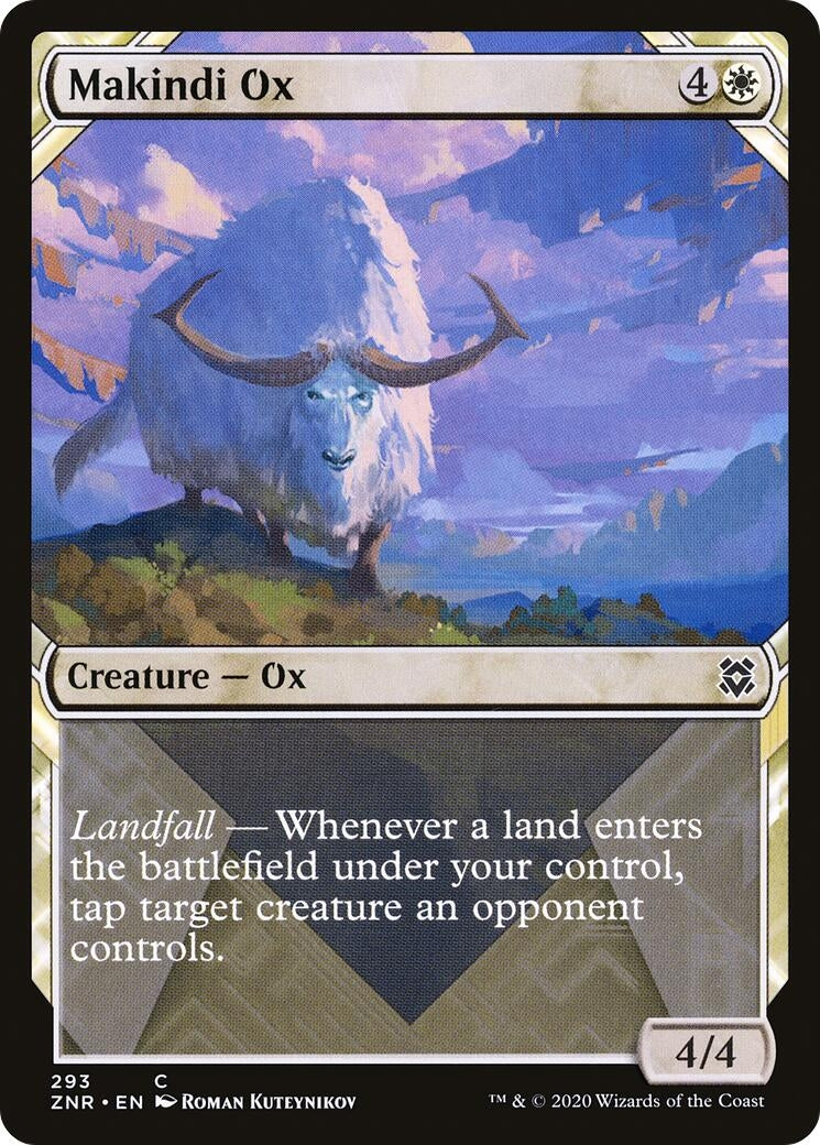 Image for Makindi Ox (Showcase) (Zendikar Rising) (293) - Magic: The Gathering