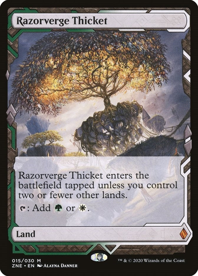 Image for Razorverge Thicket (Zendikar Rising Expeditions) (15) - Magic: The Gathering