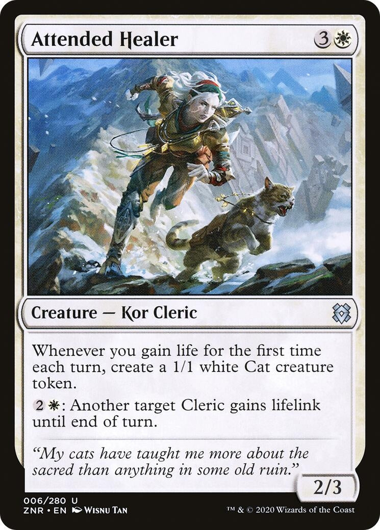Image for Attended Healer (Zendikar Rising) (6) - Magic: The Gathering