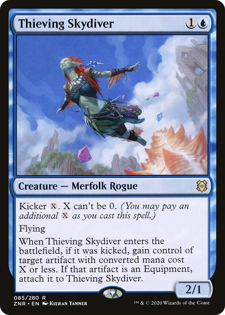 Image for Thieving Skydiver (Zendikar Rising) (85) - Magic: The Gathering