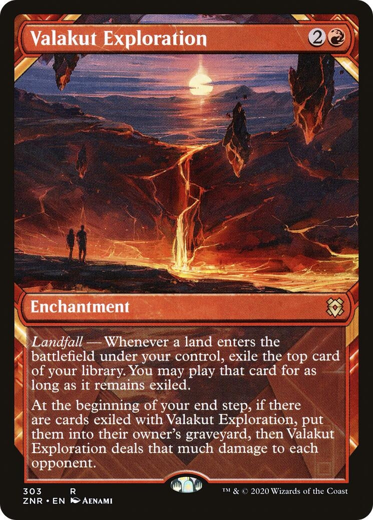 Image for Valakut Exploration (Showcase) (Zendikar Rising) (303) - Magic: The Gathering