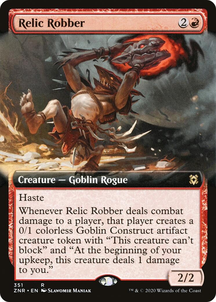 Image for Relic Robber (Extended Art) (Zendikar Rising) (351) - Magic: The Gathering