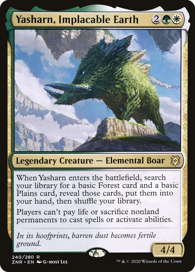 Image for Yasharn, Implacable Earth (Zendikar Rising) (240) - Magic: The Gathering