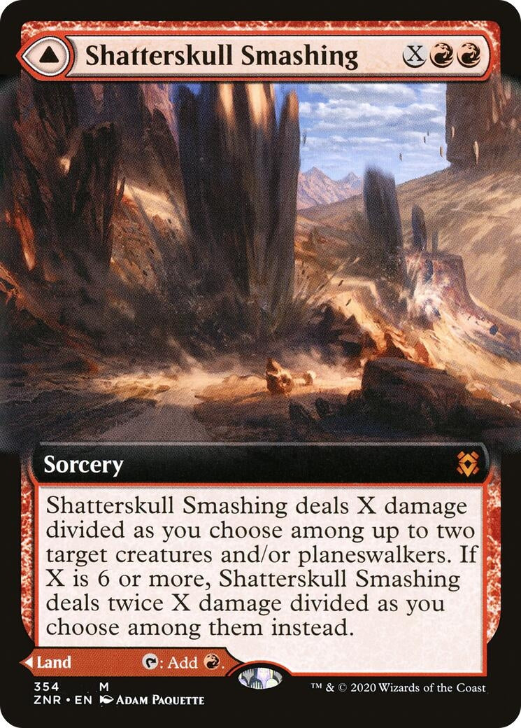 Image for Shatterskull Smashing (Extended Art) (Zendikar Rising) (354) - Magic: The Gathering