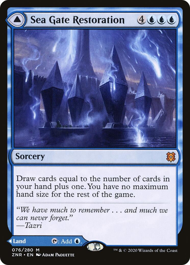 Image for Sea Gate Restoration (Zendikar Rising) (76) - Magic: The Gathering