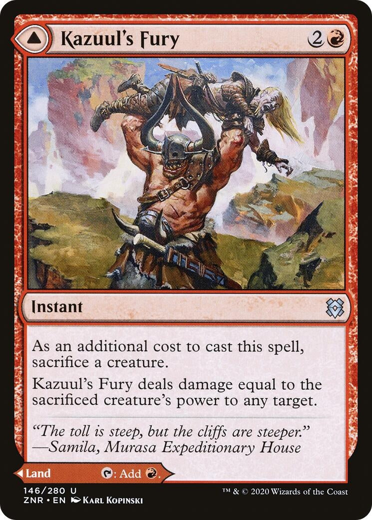 Image for Kazuul's Fury (Zendikar Rising) (146) - Magic: The Gathering