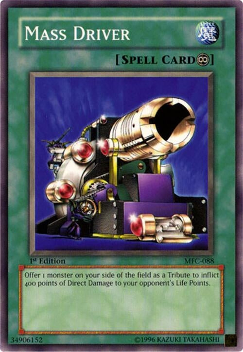 Image for Mass Driver (Magician's Force) (MFC-088) - YuGiOh