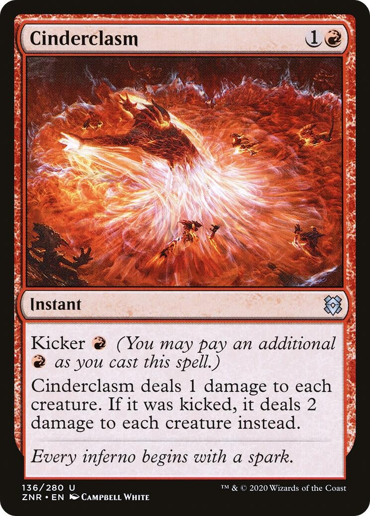 Image for Cinderclasm (Zendikar Rising) (136) - Magic: The Gathering
