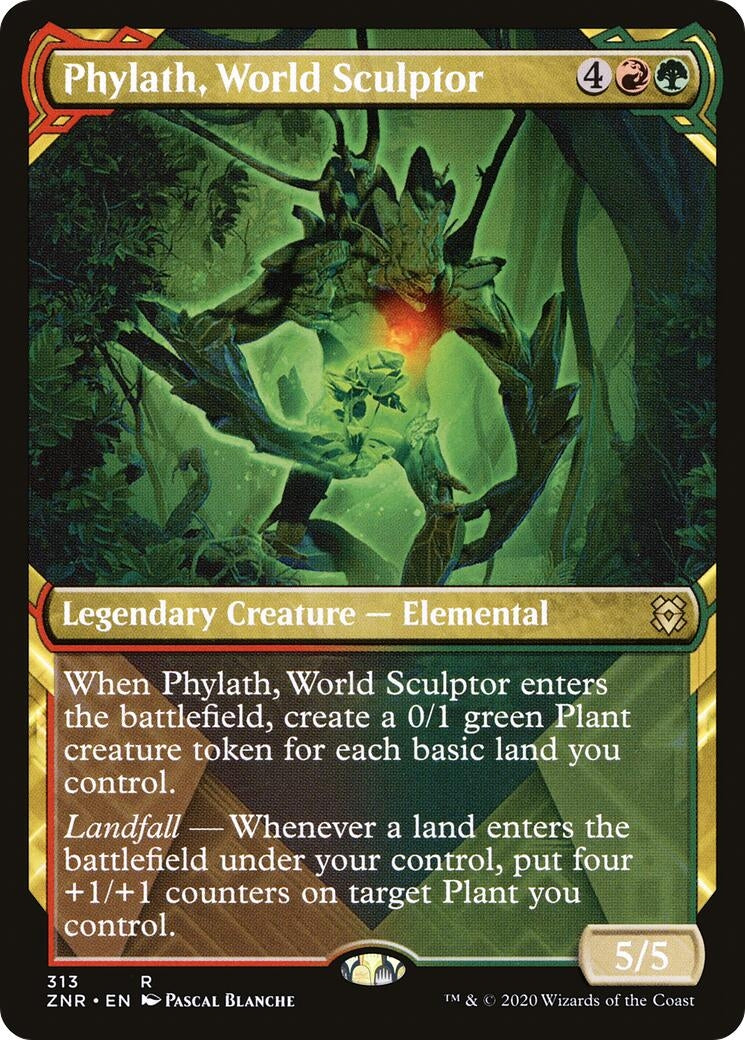 Image for Phylath, World Sculptor (Showcase) (Zendikar Rising) (313) - Magic: The Gathering