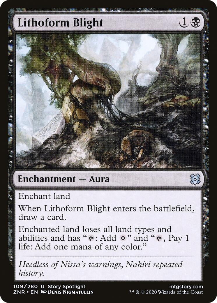 Image for Lithoform Blight (Zendikar Rising) (109) - Magic: The Gathering