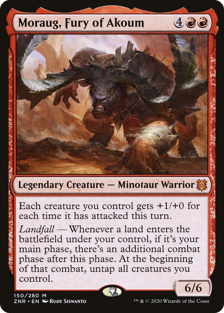 Image for Moraug, Fury of Akoum (Zendikar Rising) (150) - Magic: The Gathering
